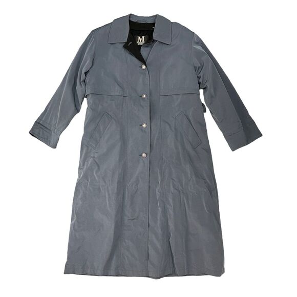 Vintage Mulberry Street Trench Coat Women L Large Overcast Removable Liner *READ - Picture 1 of 16